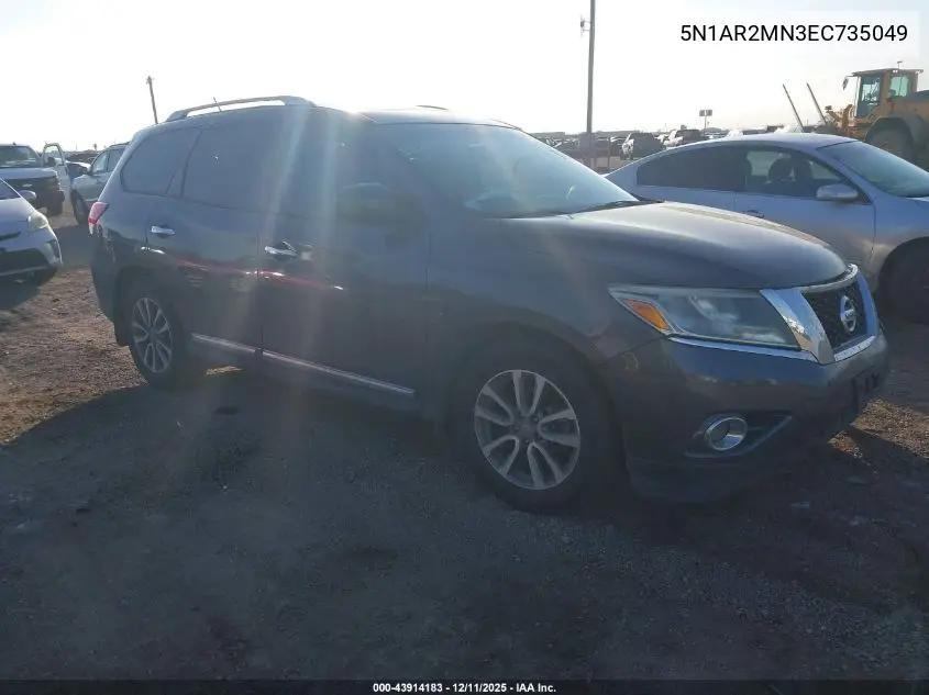 5N1AR2MN3EC735049 2014 Nissan Pathfinder Sl