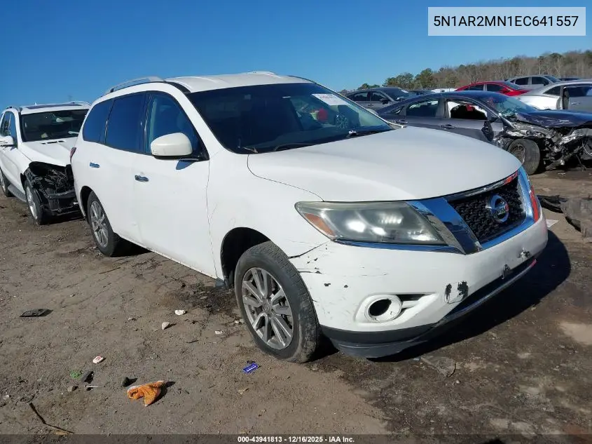 5N1AR2MN1EC641557 2014 Nissan Pathfinder Sv
