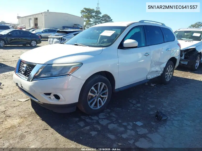 5N1AR2MN1EC641557 2014 Nissan Pathfinder Sv