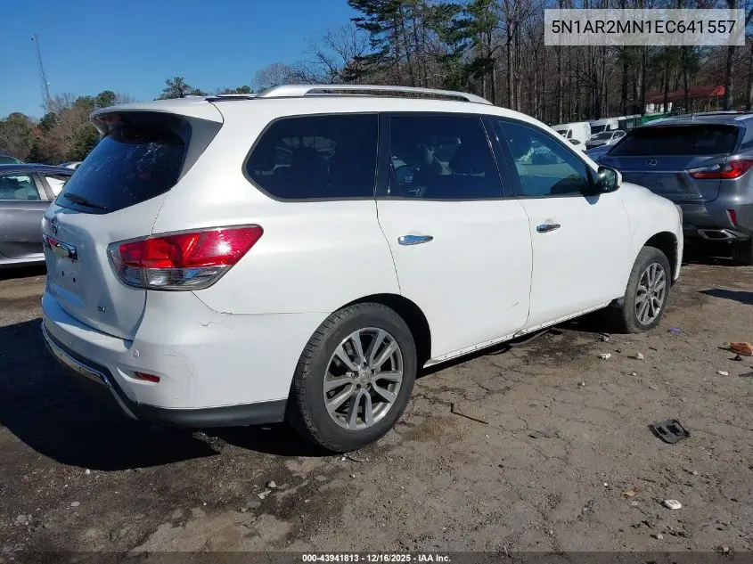 5N1AR2MN1EC641557 2014 Nissan Pathfinder Sv