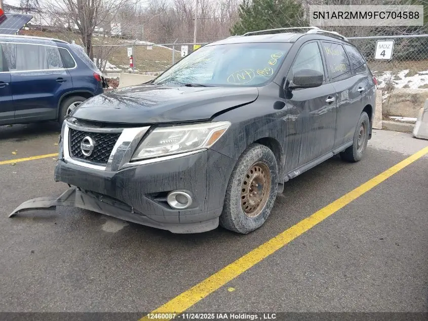 5N1AR2MM9FC704588 2015 Nissan Pathfinder S/Sv/Sl/Platinum