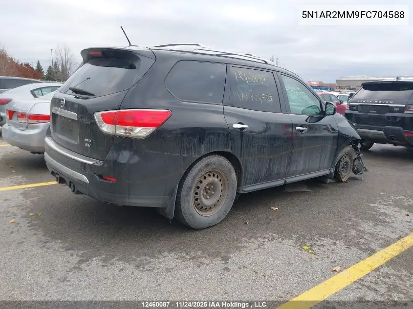 5N1AR2MM9FC704588 2015 Nissan Pathfinder S/Sv/Sl/Platinum