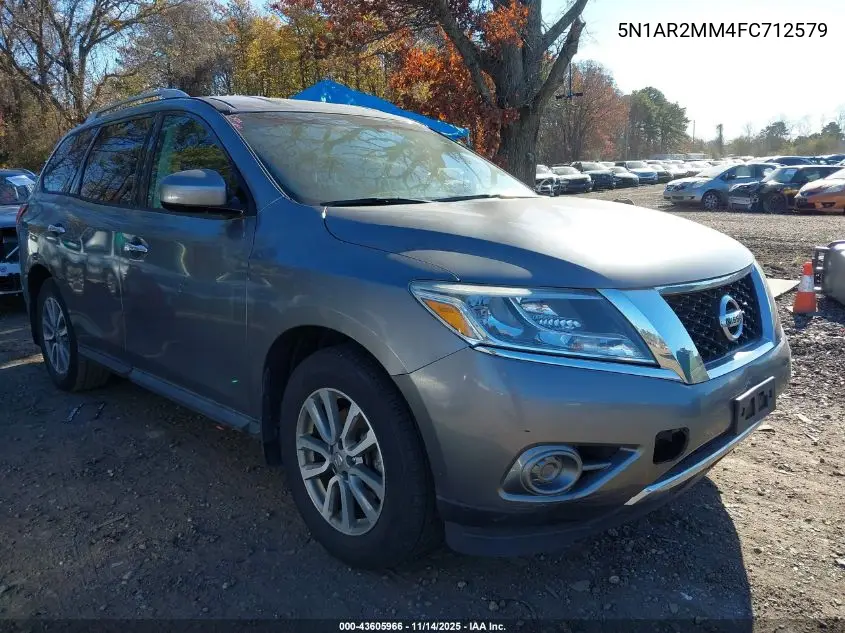 5N1AR2MM4FC712579 2015 Nissan Pathfinder S