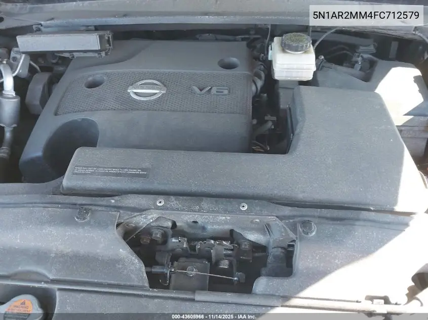 5N1AR2MM4FC712579 2015 Nissan Pathfinder S