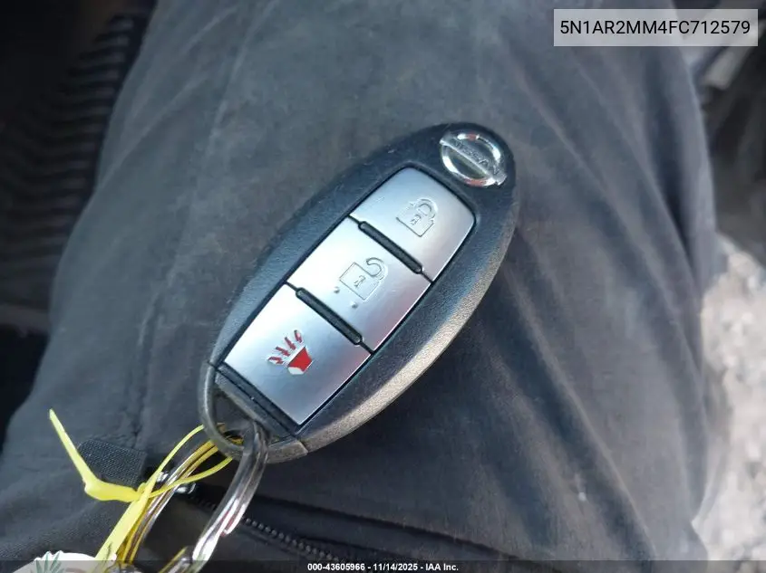 5N1AR2MM4FC712579 2015 Nissan Pathfinder S