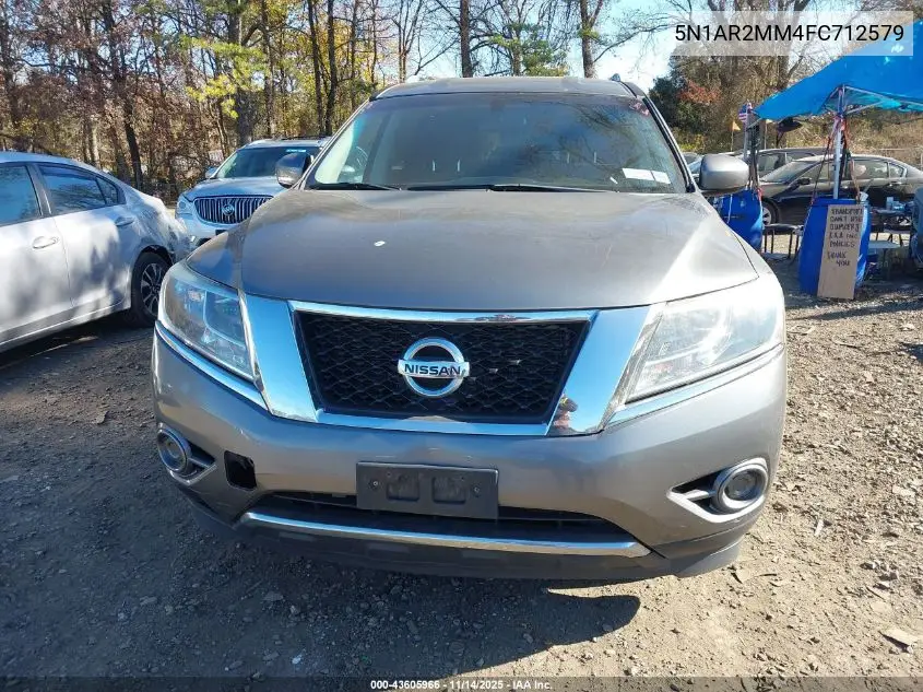 5N1AR2MM4FC712579 2015 Nissan Pathfinder S