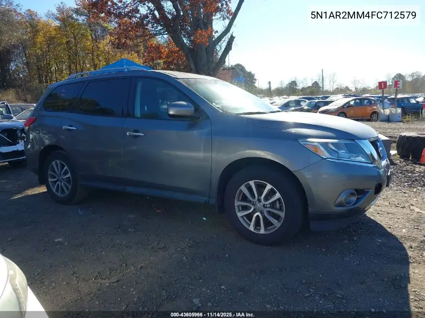 5N1AR2MM4FC712579 2015 Nissan Pathfinder S