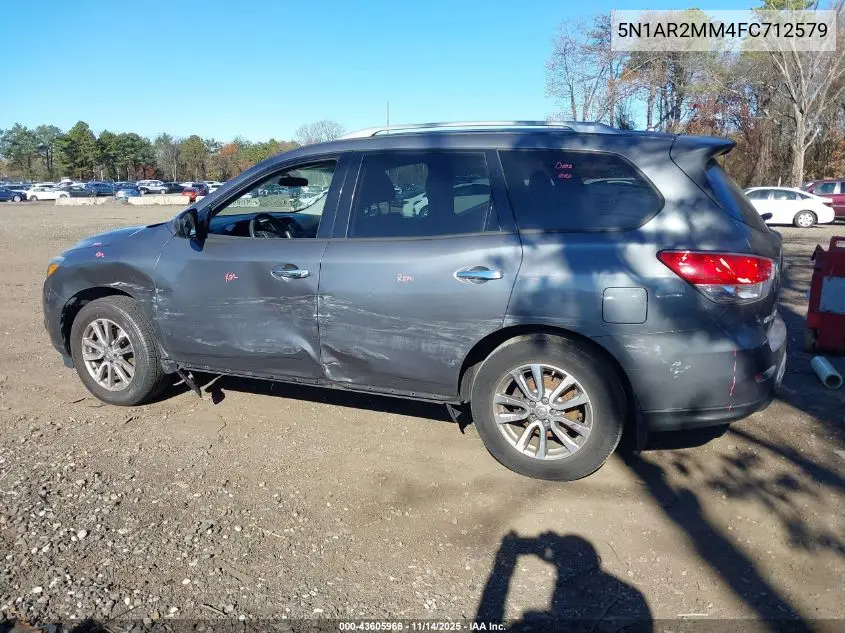 5N1AR2MM4FC712579 2015 Nissan Pathfinder S
