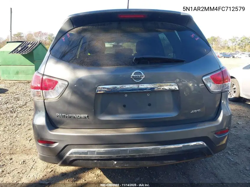 5N1AR2MM4FC712579 2015 Nissan Pathfinder S