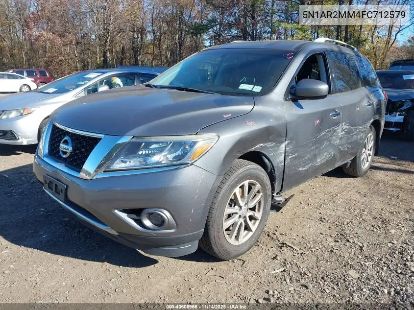 5N1AR2MM4FC712579 2015 Nissan Pathfinder S