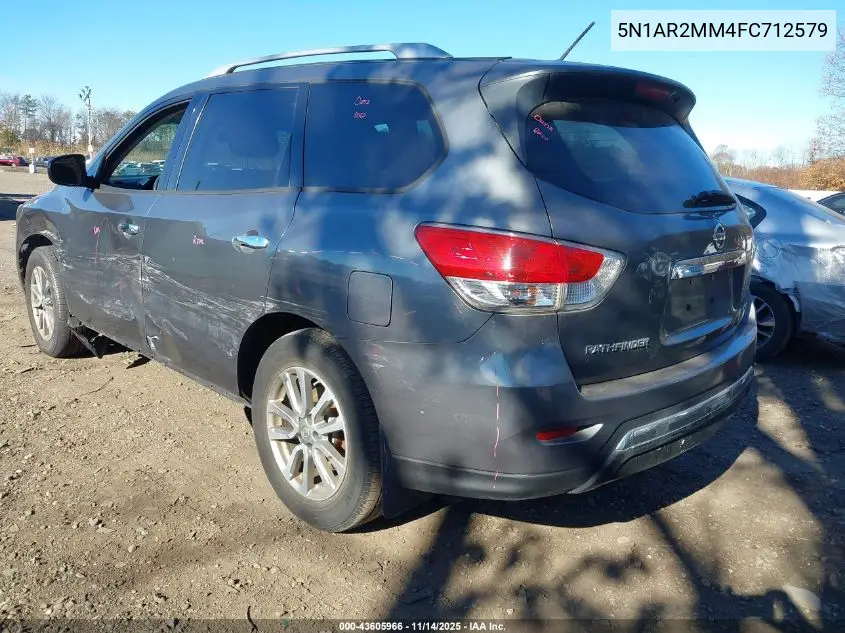 5N1AR2MM4FC712579 2015 Nissan Pathfinder S