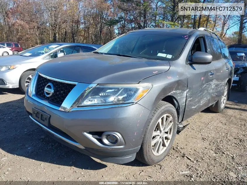 5N1AR2MM4FC712579 2015 Nissan Pathfinder S