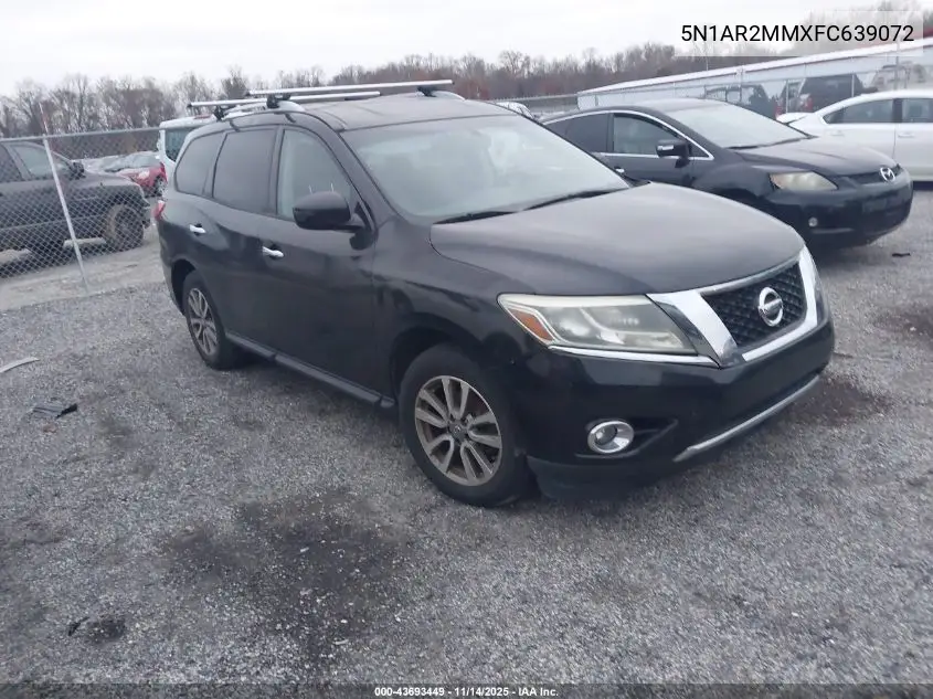 5N1AR2MMXFC639072 2015 Nissan Pathfinder Sv