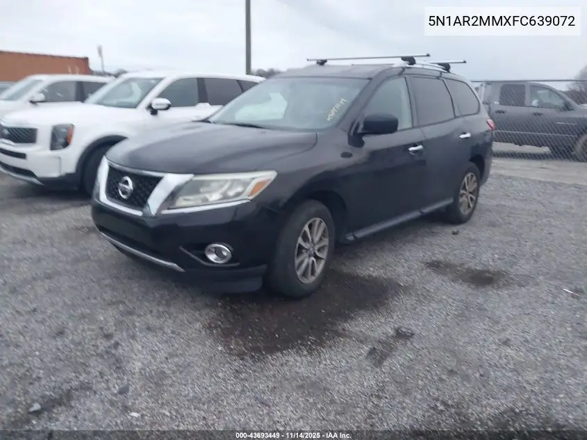 5N1AR2MMXFC639072 2015 Nissan Pathfinder Sv