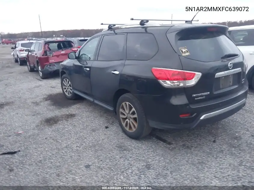 5N1AR2MMXFC639072 2015 Nissan Pathfinder Sv