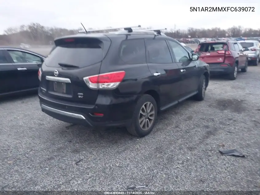 5N1AR2MMXFC639072 2015 Nissan Pathfinder Sv