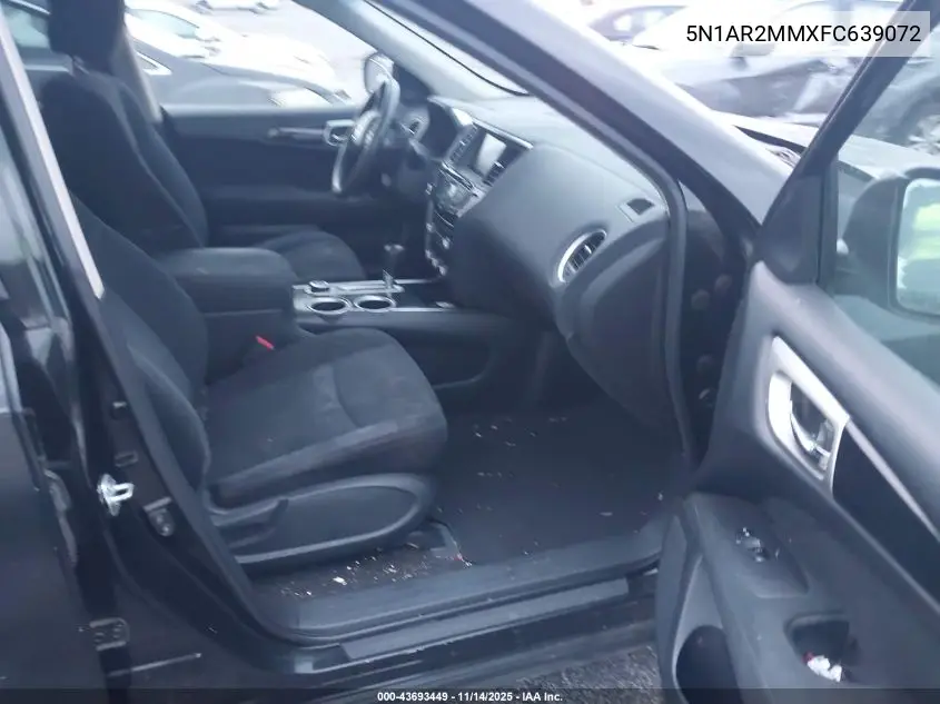 5N1AR2MMXFC639072 2015 Nissan Pathfinder Sv