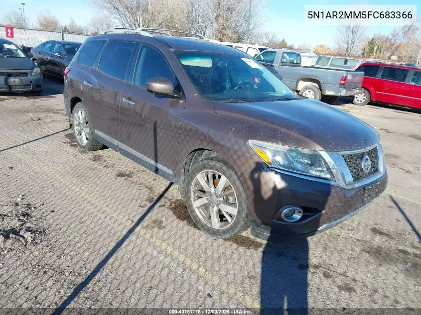 5N1AR2MM5FC683366 2015 Nissan Pathfinder Platinum