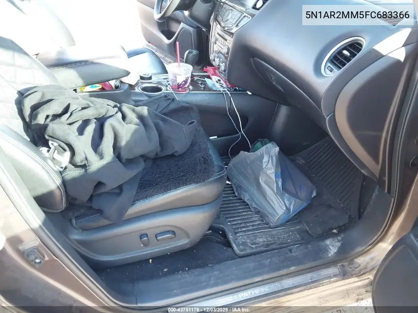 5N1AR2MM5FC683366 2015 Nissan Pathfinder Platinum