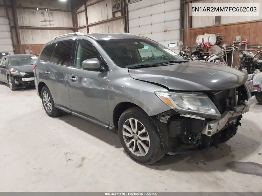 5N1AR2MM7FC662003 2015 Nissan Pathfinder Platinum/S/Sl/Sv