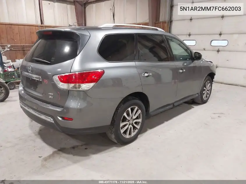 5N1AR2MM7FC662003 2015 Nissan Pathfinder Platinum/S/Sl/Sv