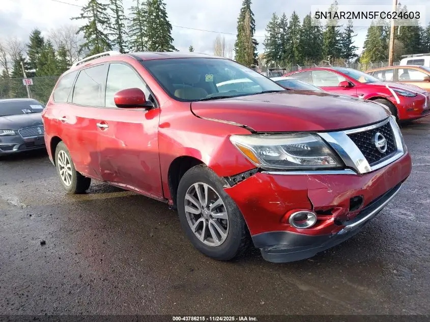 5N1AR2MN5FC624603 2015 Nissan Pathfinder Platinum/S/Sl/Sv
