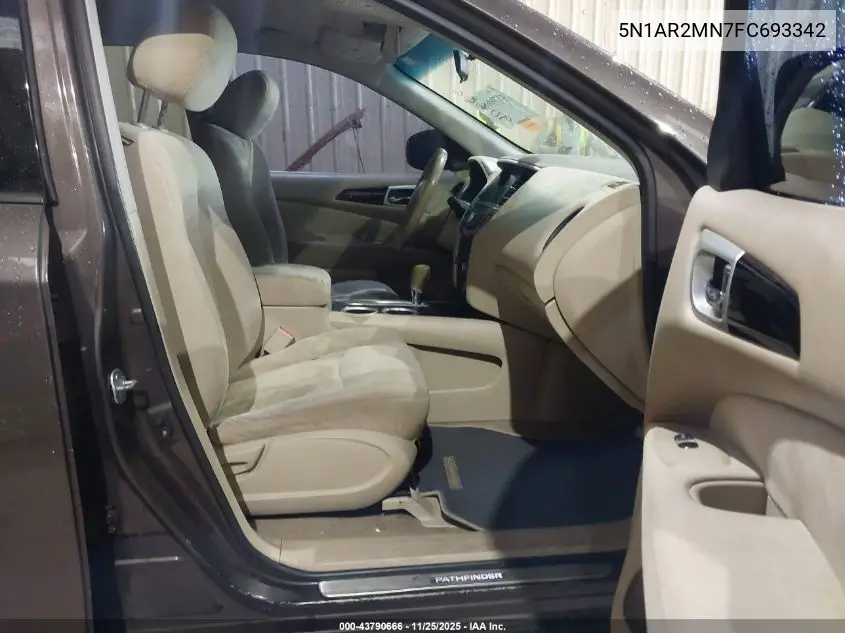5N1AR2MN7FC693342 2015 Nissan Pathfinder S