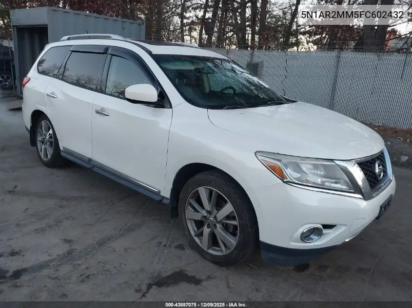 5N1AR2MM5FC602432 2015 Nissan Pathfinder Platinum/S/Sl/Sv