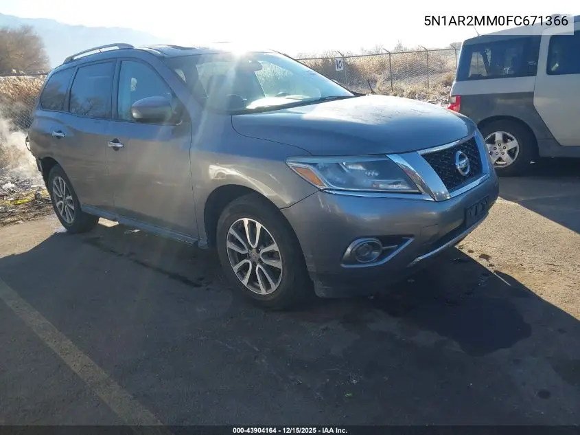 5N1AR2MM0FC671366 2015 Nissan Pathfinder Platinum/S/Sl/Sv