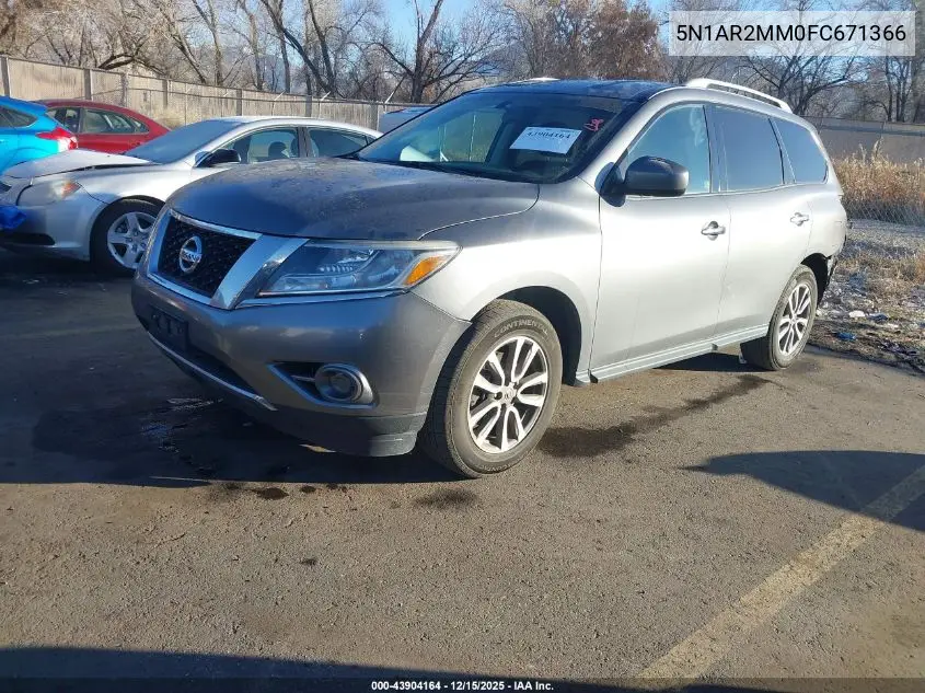 5N1AR2MM0FC671366 2015 Nissan Pathfinder Platinum/S/Sl/Sv