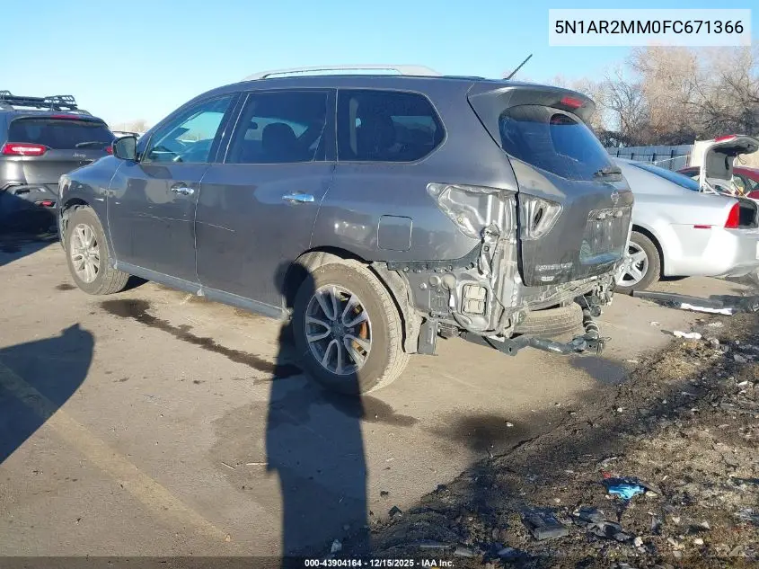 5N1AR2MM0FC671366 2015 Nissan Pathfinder Platinum/S/Sl/Sv