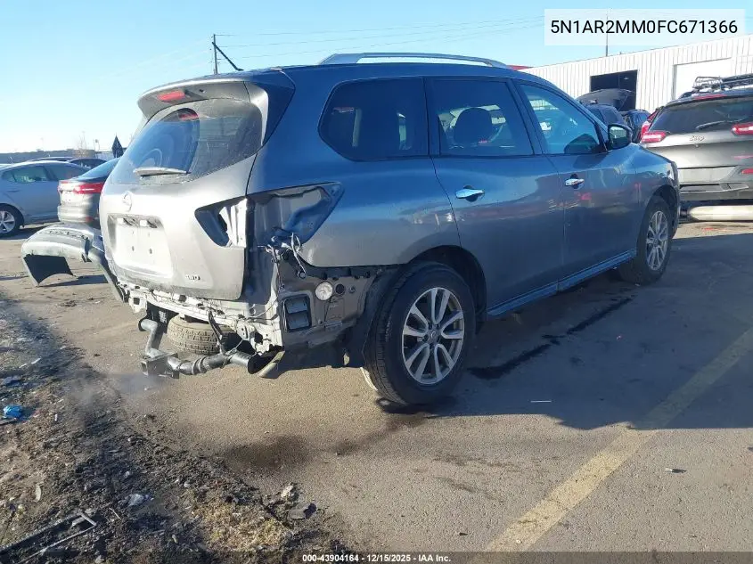 5N1AR2MM0FC671366 2015 Nissan Pathfinder Platinum/S/Sl/Sv