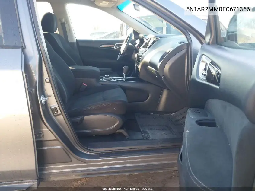 5N1AR2MM0FC671366 2015 Nissan Pathfinder Platinum/S/Sl/Sv