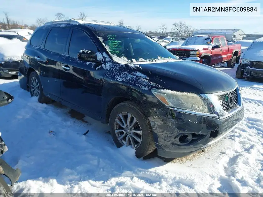 5N1AR2MN8FC609884 2015 Nissan Pathfinder Platinum/S/Sl/Sv