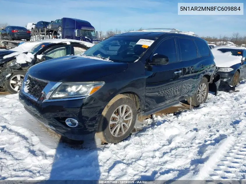 5N1AR2MN8FC609884 2015 Nissan Pathfinder Platinum/S/Sl/Sv