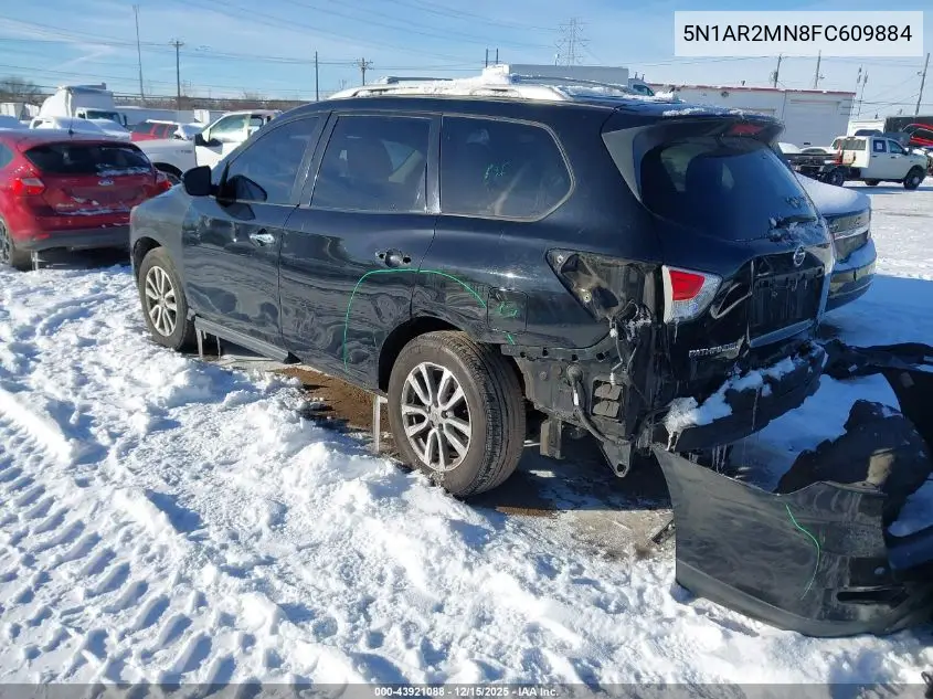 5N1AR2MN8FC609884 2015 Nissan Pathfinder Platinum/S/Sl/Sv