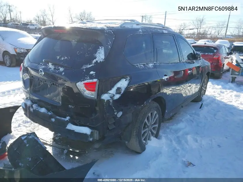 5N1AR2MN8FC609884 2015 Nissan Pathfinder Platinum/S/Sl/Sv