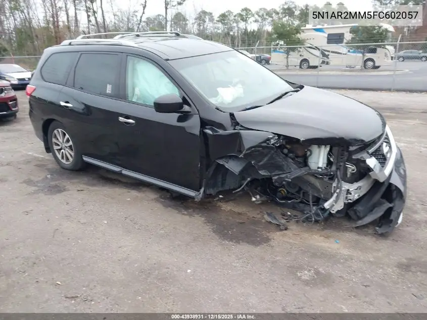 5N1AR2MM5FC602057 2015 Nissan Pathfinder S