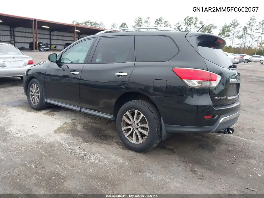 5N1AR2MM5FC602057 2015 Nissan Pathfinder S