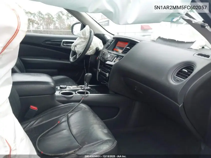 5N1AR2MM5FC602057 2015 Nissan Pathfinder S