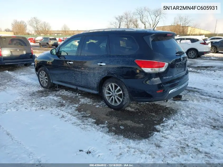 5N1AR2MN4FC605931 2015 Nissan Pathfinder Platinum/S/Sl/Sv