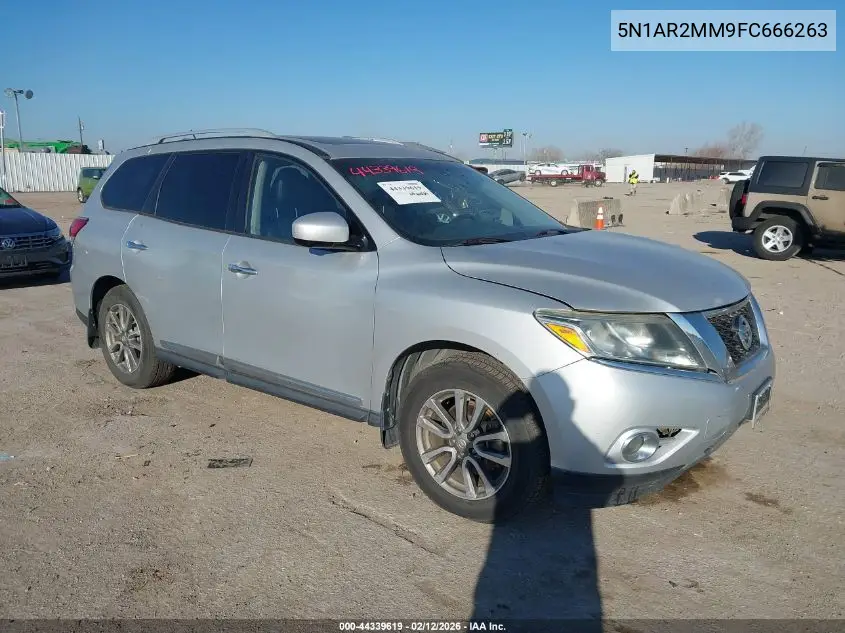 5N1AR2MM9FC666263 2015 Nissan Pathfinder Sl