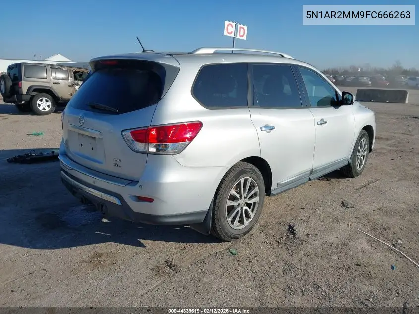 5N1AR2MM9FC666263 2015 Nissan Pathfinder Sl