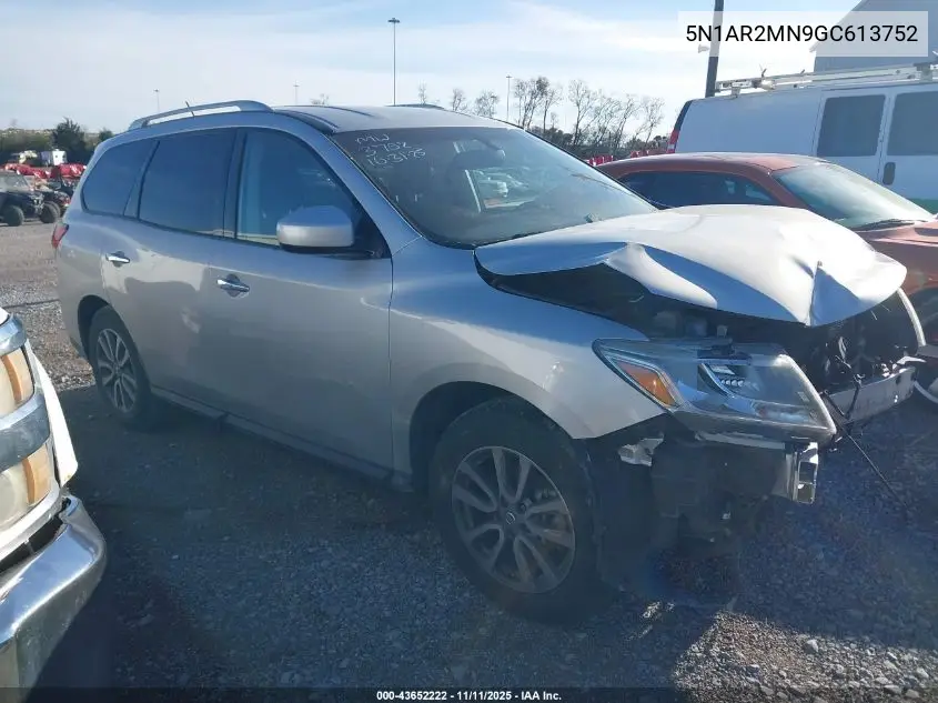 5N1AR2MN9GC613752 2016 Nissan Pathfinder Platinum/S/Sl/Sv