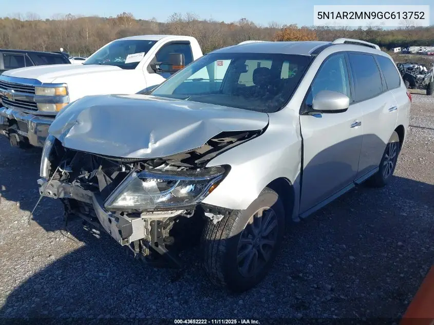 5N1AR2MN9GC613752 2016 Nissan Pathfinder Platinum/S/Sl/Sv