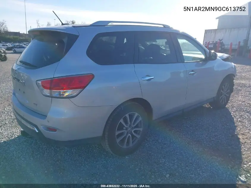 5N1AR2MN9GC613752 2016 Nissan Pathfinder Platinum/S/Sl/Sv