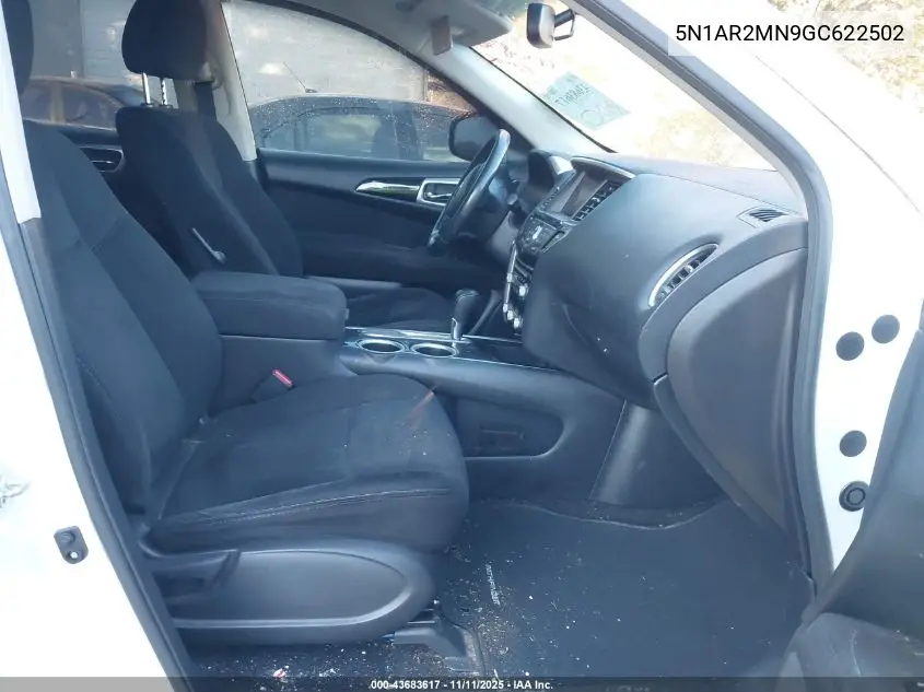5N1AR2MN9GC622502 2016 Nissan Pathfinder Sv