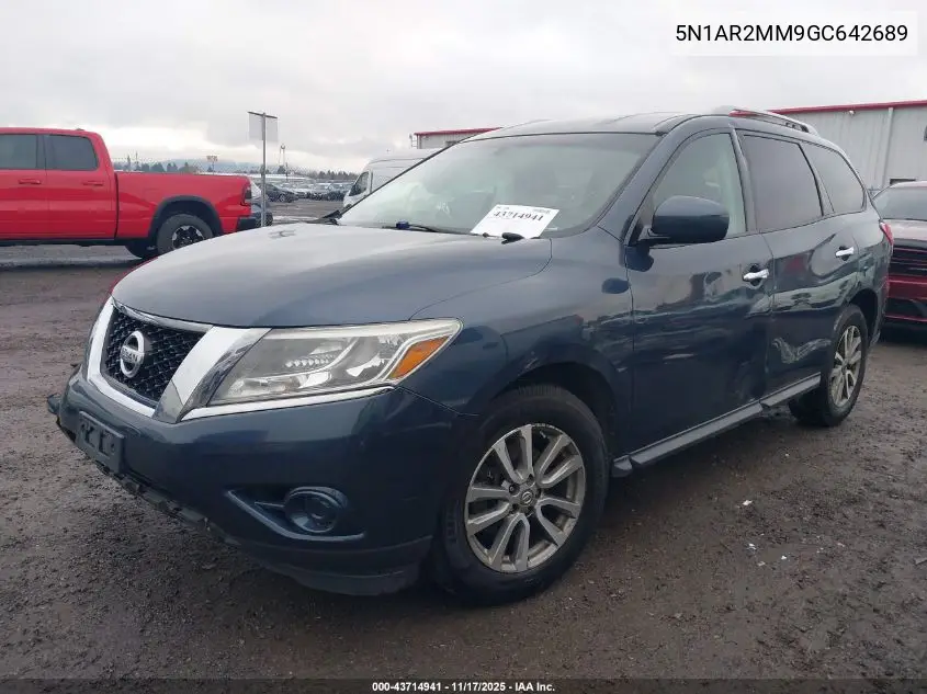 5N1AR2MM9GC642689 2016 Nissan Pathfinder Platinum/S/Sl/Sv