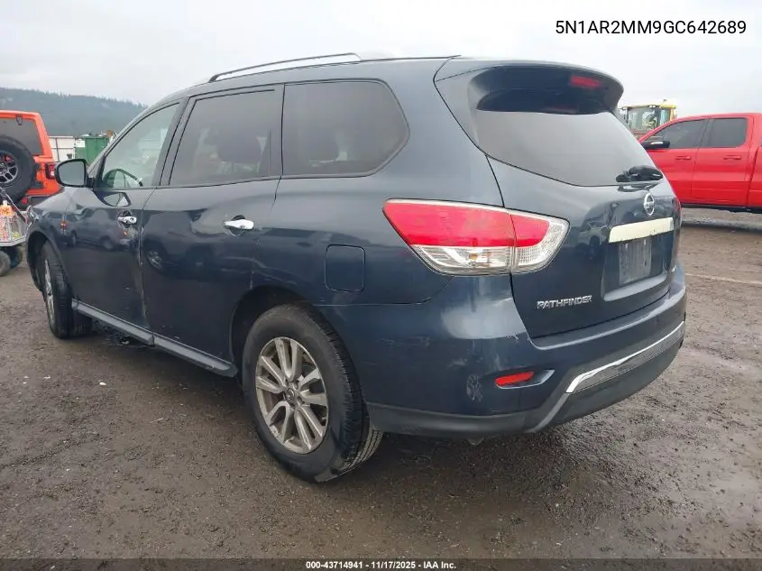 5N1AR2MM9GC642689 2016 Nissan Pathfinder Platinum/S/Sl/Sv