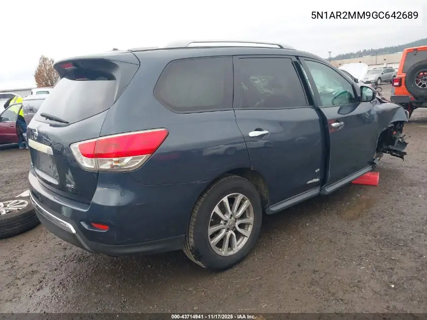 5N1AR2MM9GC642689 2016 Nissan Pathfinder Platinum/S/Sl/Sv